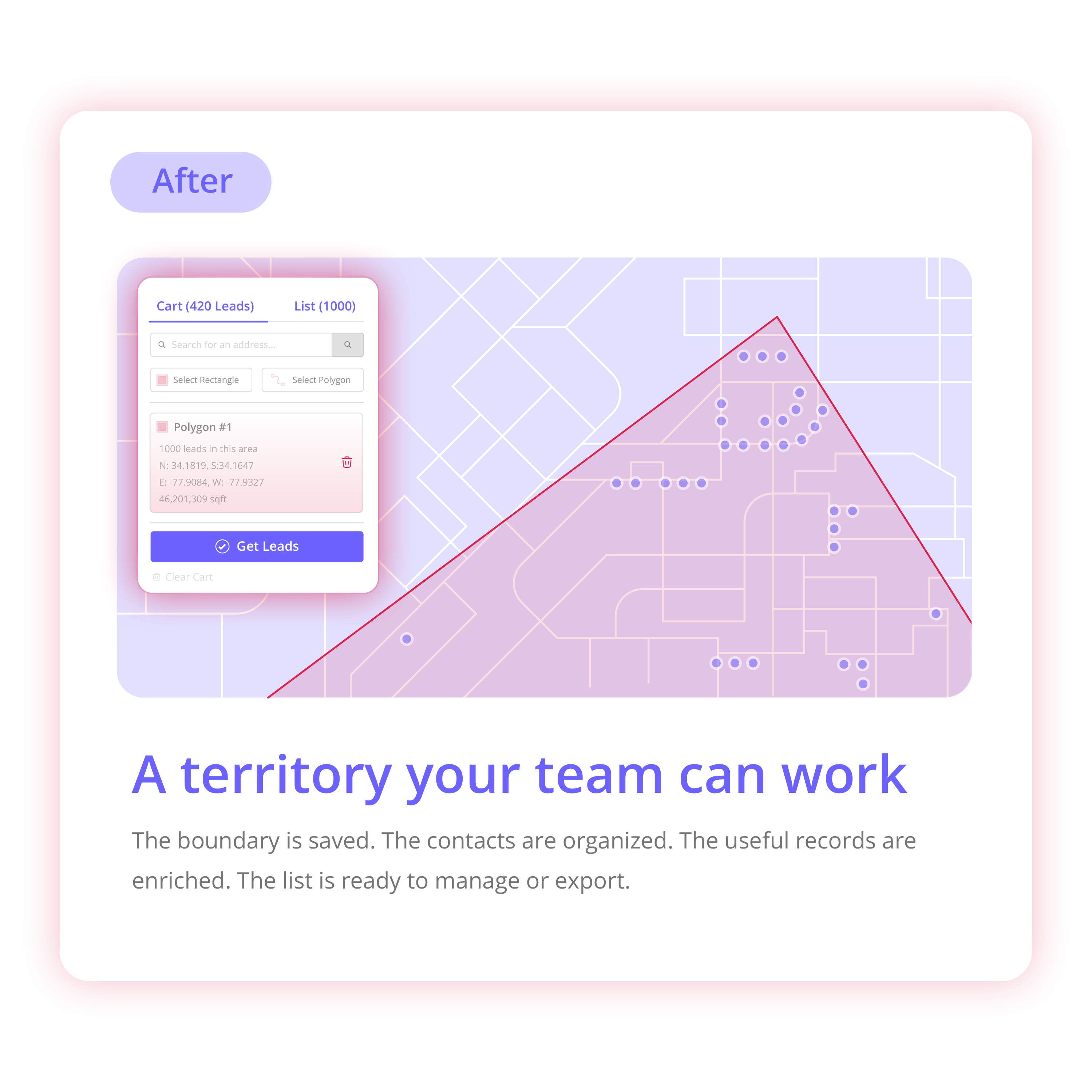 Export a campaign-ready contact list